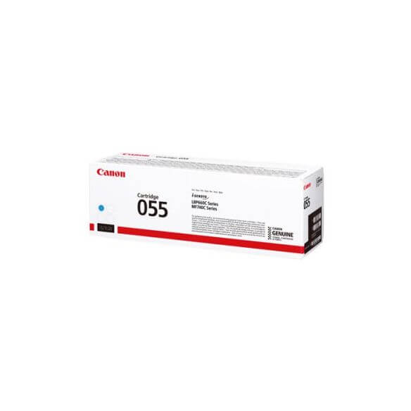 Canon 055 Cartouche de toner Cyan 2100 pages
