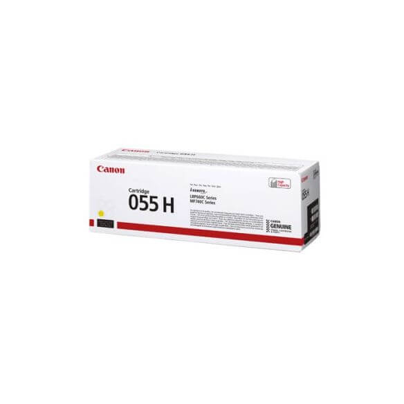 Canon 055H Cartouche de toner haute capacité Jaune 5900 pages