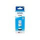 Flacon d'encre cyan série 104 Epson Ecotank (65 ml) d'origine - 7500 Pages - C13T00P240