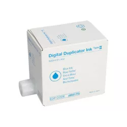 Ricoh Type II - pack de 5 - bleu recharge d'encre d'origine