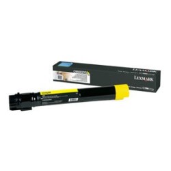 Lexmark cartouche de toner jaune d'origine à rendement élevé pour C950