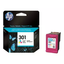 HP 301 - tricolore à base de colorant - originale - cartouche d'encre