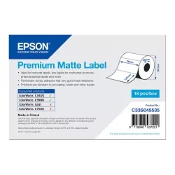 Epson Premium - Étiquettes en forme découpée - 265 étiquette(s) - 76 x 127 mm