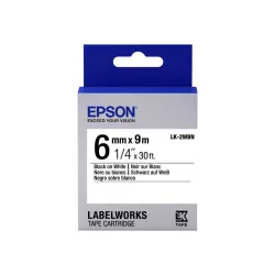 Epson LabelWorks LK-2WBN - bande d'étiquettes - 1 rouleau(x) - Rouleau (0,6 cm x 9 m)