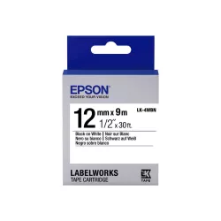 Epson LabelWorks LK-4WBN - bande d'étiquettes - 1 rouleau(x) - Rouleau (1,2 cm x 9 m)
