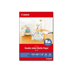 canon mp-101d - papier photo - 20 feuille(s) - 177.8 x 254 mm - 240 g/m² - 4076C006