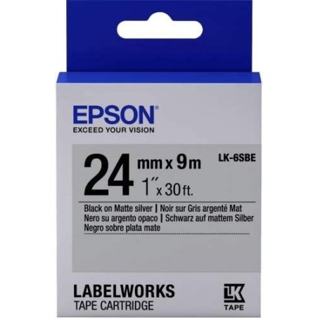 Epson LabelWorks LK-6SBE - bande d'étiquettes