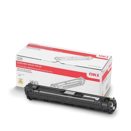 Tambour jaune original 09006134 pour Oki C650 - pack de 2