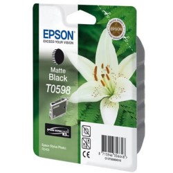 Epson T0598 "Lys" Cartouche d'encre noir mat d'origine