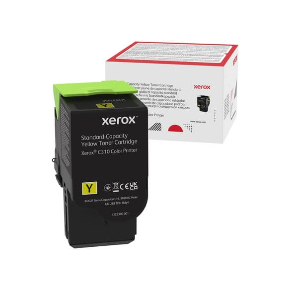 Cartouche de toner jaune d'origine capacité standard (2 000 pages) pour Xerox C310 et C315