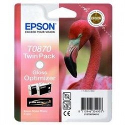 Epson T0870 "Flamand Rose" - Optimiseur de Brillance d'origine - C13T08704010