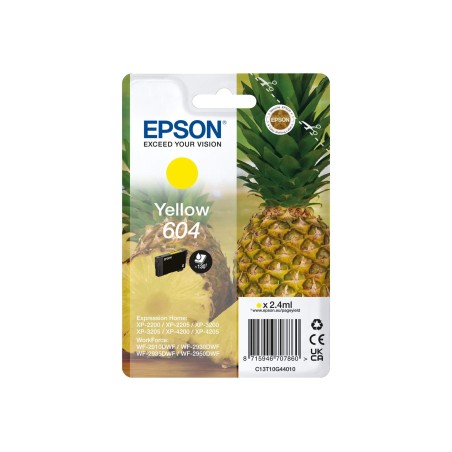 Epson 604 Singlepack - jaune - original - cartouche d'encre Epson - 1