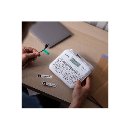 Brother P-Touch PT-D410 - étiqueteuse - Noir et blanc - transfert thermique Brother - 1