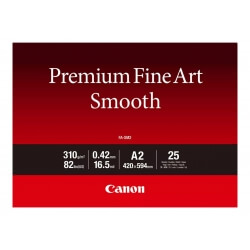 Canon Premium Fine Art FA-SM2 - papier photo - lisse - 25 feuille(s) - A2 - 310 g/m² - 1711C016
