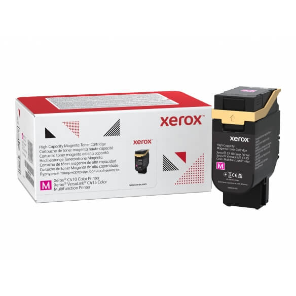 Xerox Cartouche de toner Magenta d'origine haute capacité 7000 pages pour C410 C415 ref 006R04687