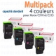 Multipack 4 couleurs capacité standard Xerox pour C315 et C310 toner d'origine - 006R0435PACK