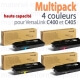 Multipack 4 couleurs haute capacité Xerox pour VersaLink C400 / C405 toner d'origine - 106R0351PACK