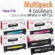 Canon Multipack 4 couleurs toner 718 d'origine pour serie MF85x et MF72x - 718PACK