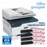 Offre groupée : imprimante multifonction wifi couleur Xerox C235 DNI + 1 jeu de consommable d'origine Xerox (standard)