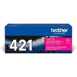 Brother TN-421M cartouche de toner magenta d'origine de 1800 Pages capacité standard 