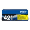 Brother TN-421C cartouche de toner jaune d'origine de capacité standard (1800 pages)