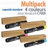 Multipack 4 couleurs capacité standard Xerox pour C7000 toner d'origine