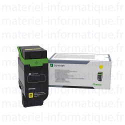 Lexmark - jaune - original - cartouche de toner - LCCP, LRP