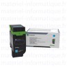 Lexmark - cyan - original - cartouche de toner - LCCP, LRP