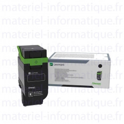 Lexmark - noir - original - cartouche de toner - LCCP, LRP