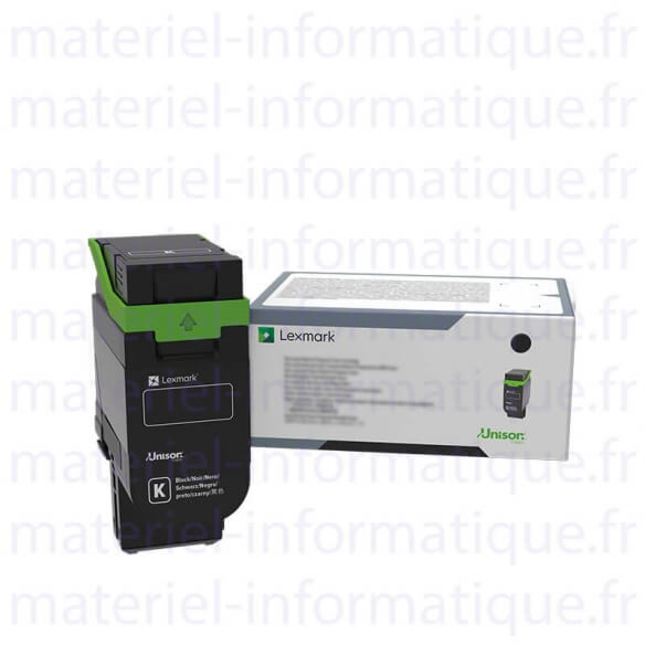 Lexmark - noir - original - cartouche de toner - LCCP, LRP
