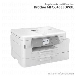 Pack imprimante multifonction 4-en-1 jet d’encre couleur A4 avec Wi-Fi Brother MFC-J4535DWXL