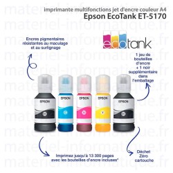 Epson EcoTank ET-5170 imprimante multifonctions jet d'encre couleur A4