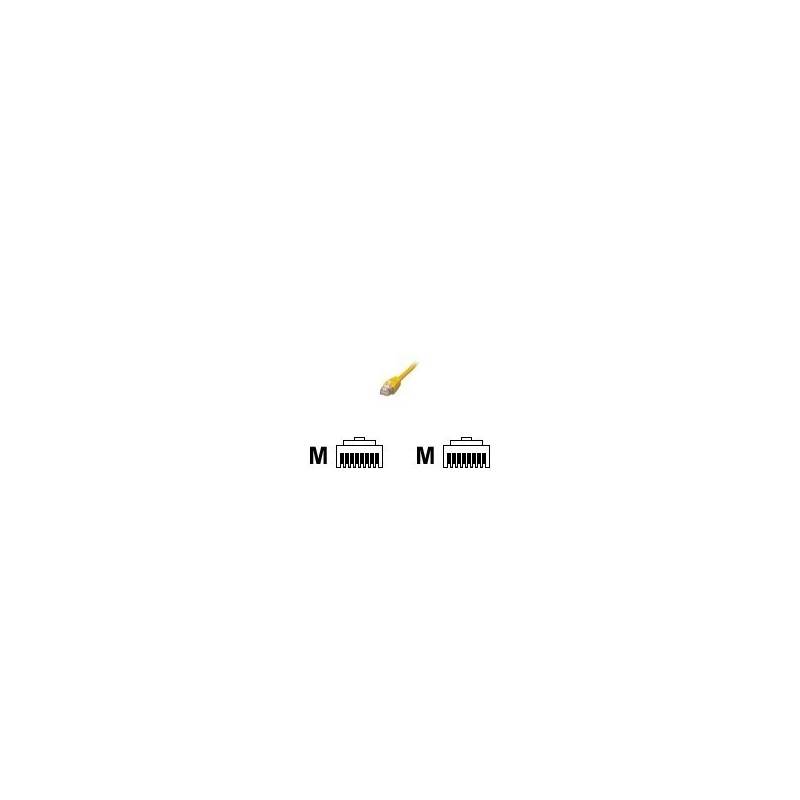 MCL Cable RJ45 Cat6 10.0 m Yellow