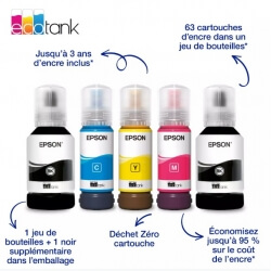 Epson EcoTank ET-3950 Jet d'encre A4 4800 x 1200 DPI 35 ppm Wifi