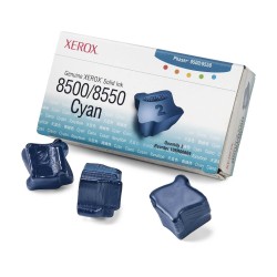 Xerox Encre solide 8500/8550 cyan (3 bâtonnets) d'origine