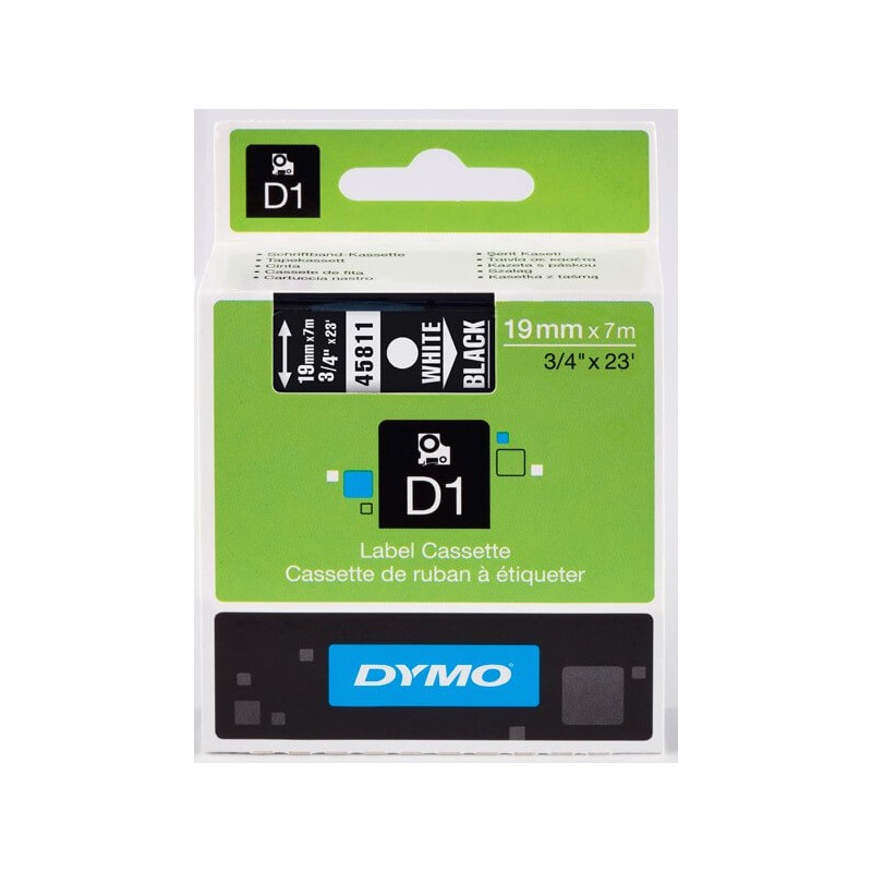 DYMO D1 Standard 19mm x 7m