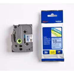 Brother TZE-541 Ruban Laminé largeur 18 mm Noir sur Bleu 8m