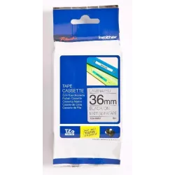 Brother TZE-M961 Ruban laminé 36mm noir sur argent mat 8m