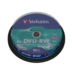 Verbatim  DVD-RW Matt Silver 4x
