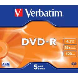 Verbatim DVD-R Matt Silver