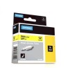 DYMO 18054 Rhino Gaine Thermo-rétractables Noir sur Jaune 9mm x 1.5