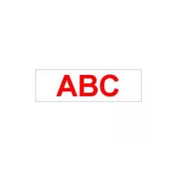 Brother M-K232BZ Bande non plastifiée  rouge sur blanc 12mm x 8m