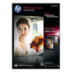 HP Papier photo semi-brillant Premium Plus (20 feuilles - A4