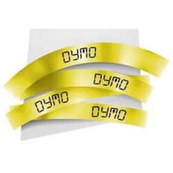 DYMO 18052 Rhino Gaine Thermo-rétractables Noir sur Jaune 6mm x 1.5m