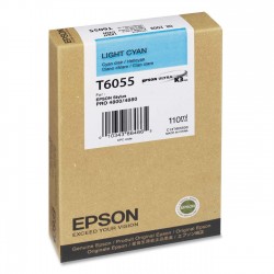 Epson Encre Pigment Cyan Clair (110ml) d'origine - C13T605500