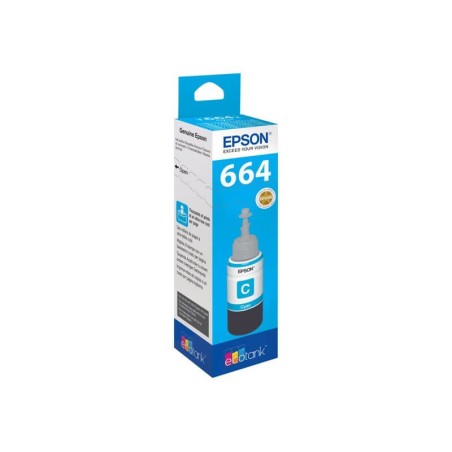 Flacon d'encre cyan série 664 Epson Ecotank (70 ml)  