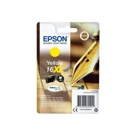 EPSON CARTOUCHE DE COULEUR jaune "STYLO À PLUME" 16XL 450 PAGES HAUTE CAPACITÉ