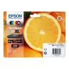 Epson 33XL Multipack - pack de 5 - XL - noir, jaune, cyan, magenta, photo noire cartouche d'encre d'origine Epson - 1