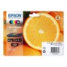 Epson 33 Multipack - pack de 5 - noir, jaune, cyan, magenta, photo noire cartouche d'encre d'origine Epson - 1