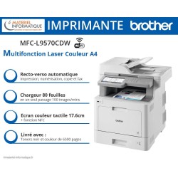 Brother MFC-L9570CDW imprimante laser couleur A4 recto-verso wifi